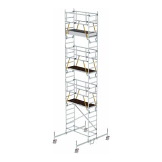 Munk Rollgerüst SG 0,75 x 1,80 m mit Fahrbalken Plattformhöhe 6,62 m
