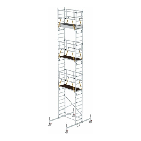 Munk Rollgerüst SG 0,75 x 1,80 m mit Fahrbalken Plattformhöhe 7,74 m