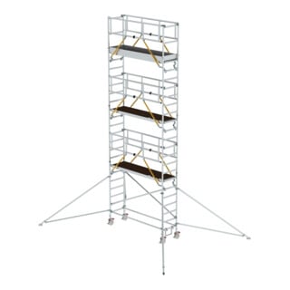 Munk Rollgerüst SG 0,75 x 2,45 m mit Ausleger Plattformhöhe 6,43 m