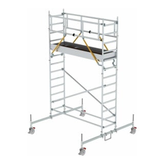 Munk Rollgerüst SG 0,75 x 2,45 m mit Fahrbalken Plattformhöhe 3,26 m