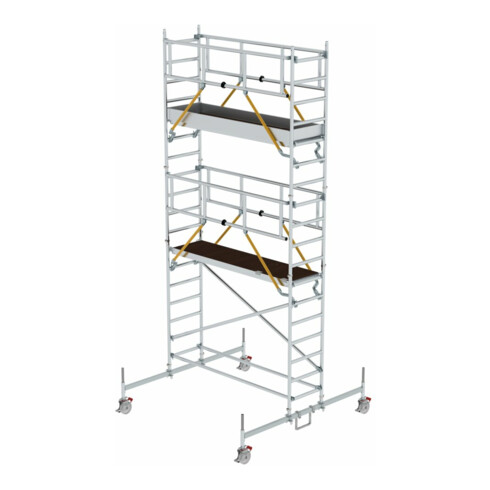 Munk Rollgerüst SG 0,75 x 2,45 m mit Fahrbalken Plattformhöhe 4,66 m