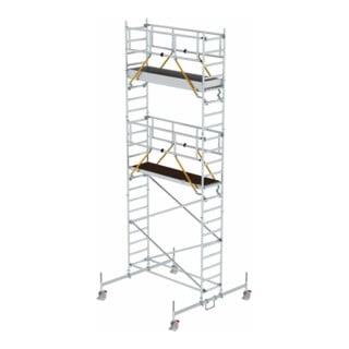 Munk Rollgerüst SG 0,75 x 2,45 m mit Fahrbalken Plattformhöhe 5,78 m