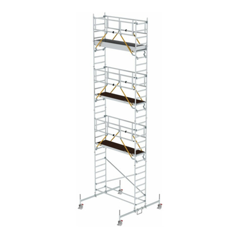 Munk Rollgerüst SG 0,75 x 2,45 m mit Fahrbalken Plattformhöhe 7,74 m