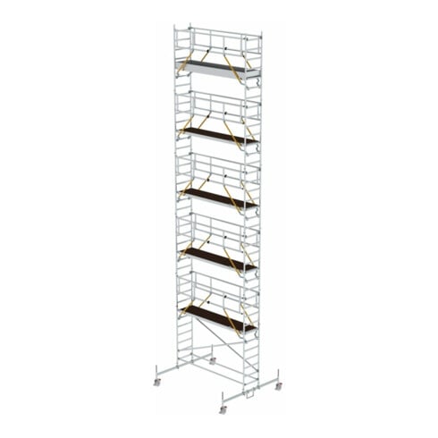 Munk Rollgerüst SG 0,75 x 3,0 m mit Fahrbalken Plattformhöhe 10,54 m