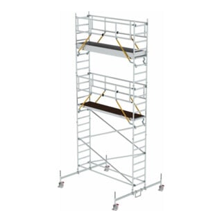 Munk Rollgerüst SG 0,75 x 3,0 m mit Fahrbalken Plattformhöhe 5,78 m