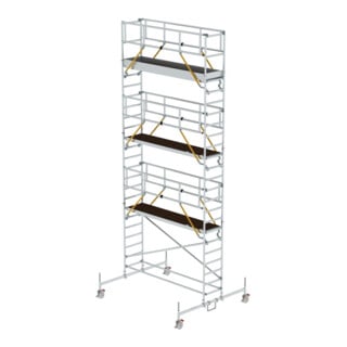 Munk Rollgerüst SG 0,75 x 3,0 m mit Fahrbalken Plattformhöhe 6,62 m