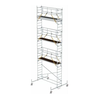 Munk Rollgerüst SG 0,75 x 3,0 m mit Fahrbalken Plattformhöhe 7,74 m