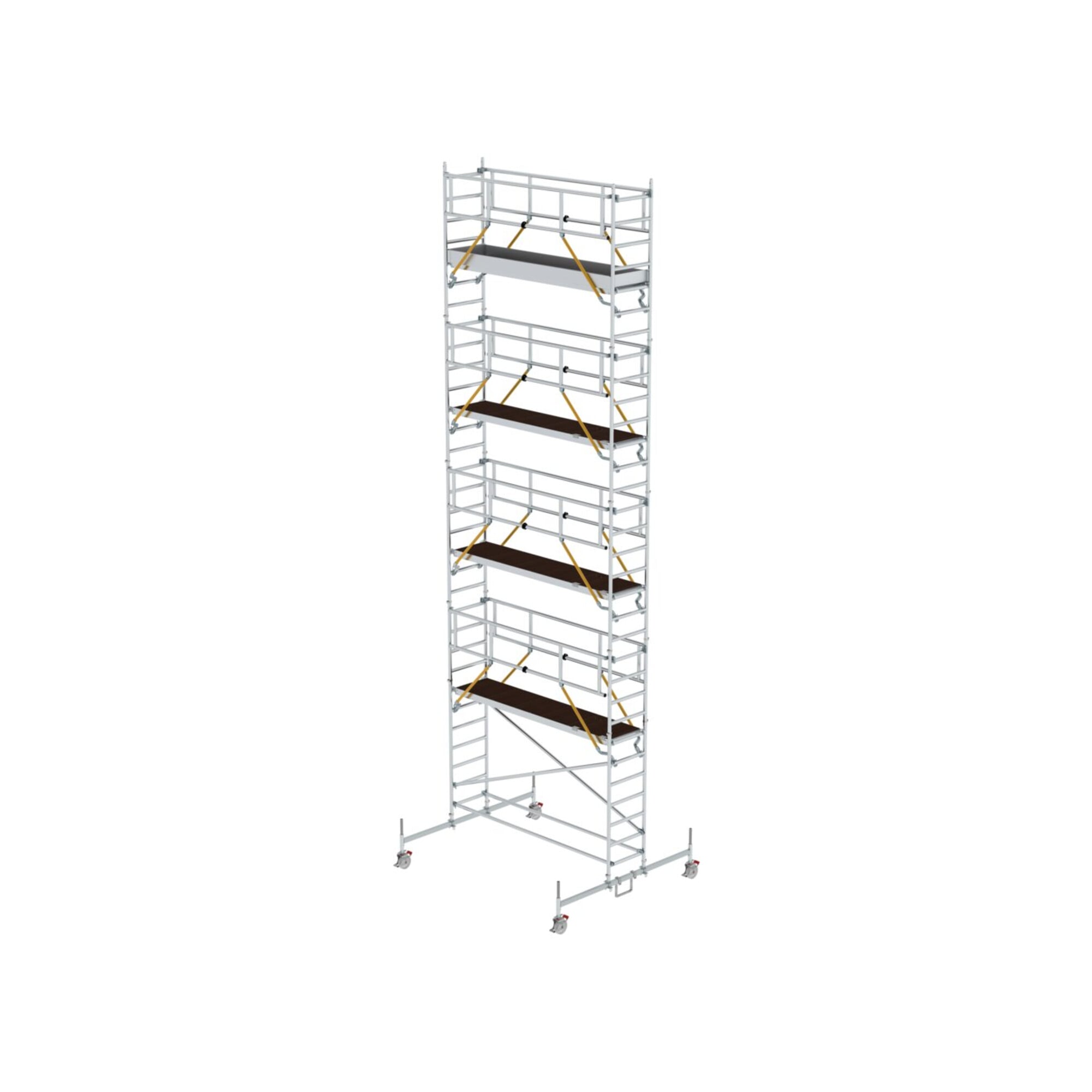 Munk Rollgerüst SG 0,75 x 3,0 m mit Fahrbalken Plattformhöhe 8,58 m