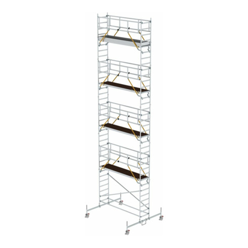 Munk Rollgerüst SG 0,75 x 3,0 m mit Fahrbalken Plattformhöhe 9,70 m