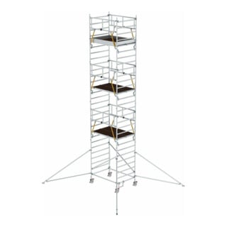 Munk Rollgerüst SG 1,35 x 1,80 m mit Ausleger & Doppel-Plattform Plattformhöhe 7,55 m