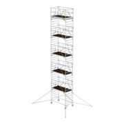 Munk Rollgerüst SG 1,35 x 2,45 m mit Ausleger & Doppel-Plattform Plattformhöhe 11,47 m