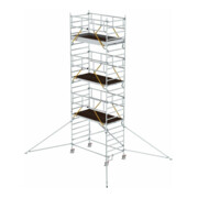 Munk Rollgerüst SG 1,35 x 2,45 m mit Ausleger & Doppel-Plattform Plattformhöhe 6,43 m