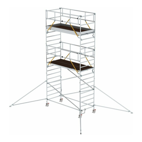 Munk Rollgerüst SG 1,35 x 3,0 m mit Ausleger & Doppel-Plattform Plattformhöhe 5,59 m