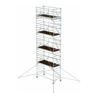 Munk Rollgerüst SG 1,35 x 3,0 m mit Ausleger & Doppel-Plattform Plattformhöhe 8,39 m
