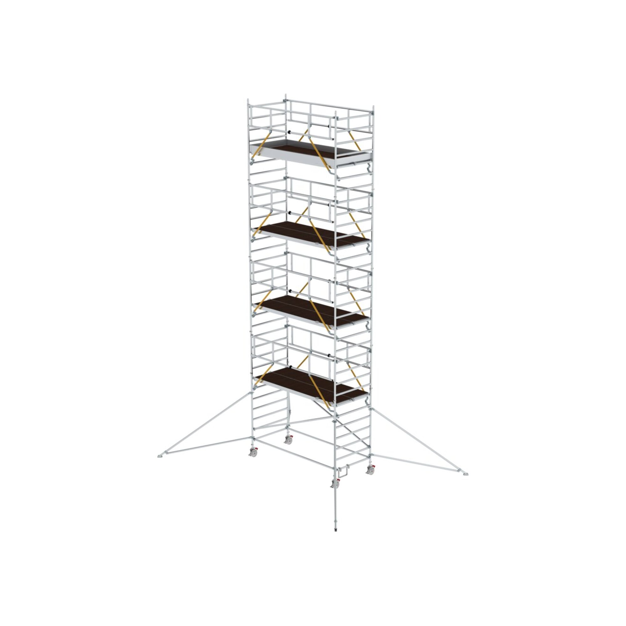 Munk Rollgerüst SG 1,35 x 3,0 m mit Ausleger & Doppel-Plattform Plattformhöhe 8,39 m