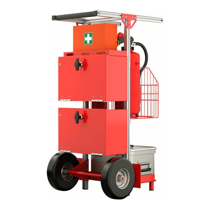 Munk SafeCaddy® "Brandschutz" mit Beladung