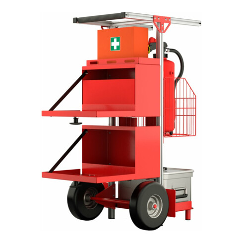 Munk SafeCaddy® "Brandschutz" mit Beladung