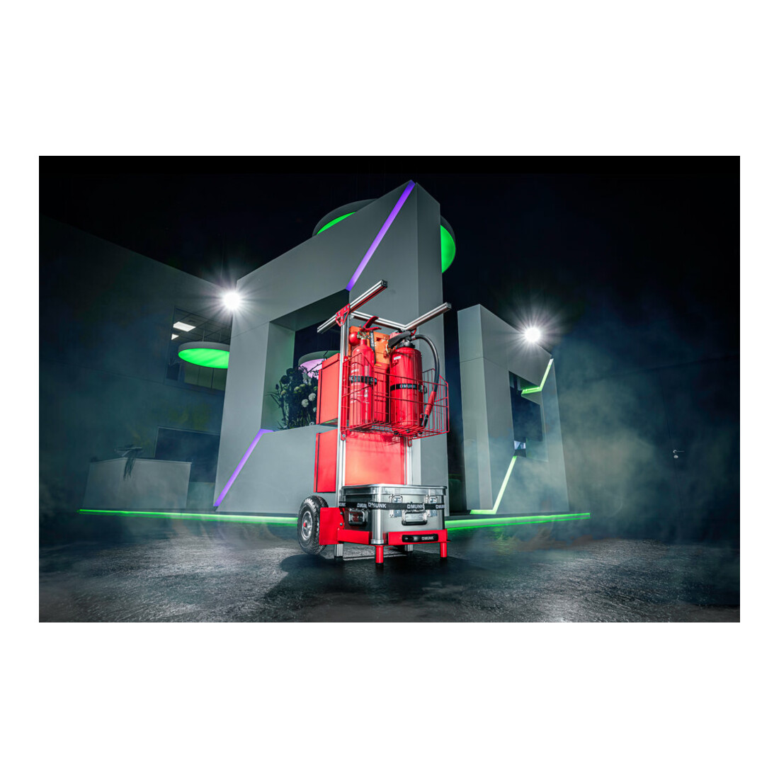Munk SafeCaddy® "Brandschutz" mit Beladung