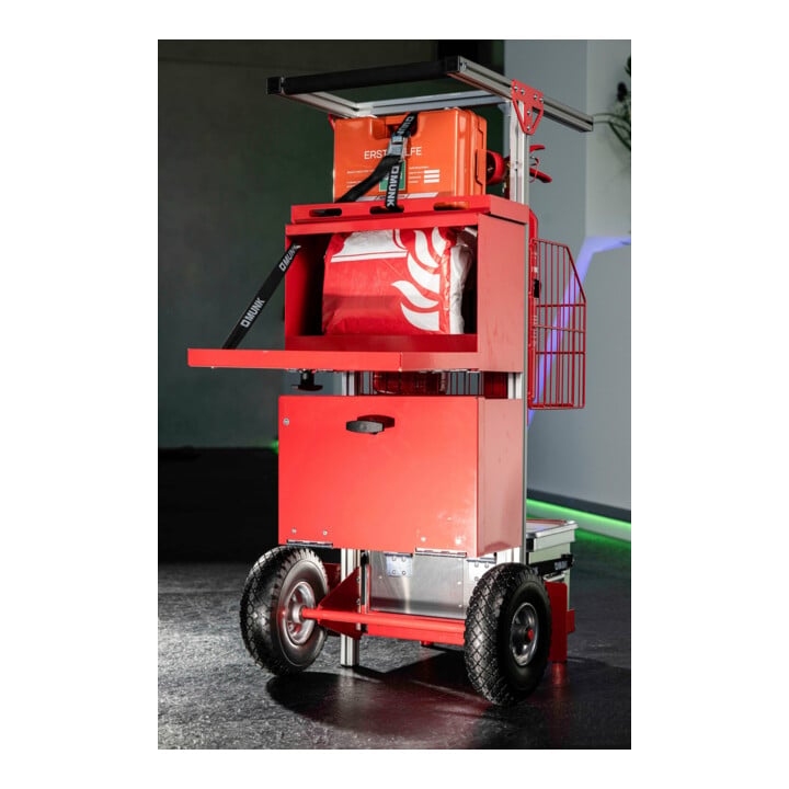 Munk SafeCaddy® "Brandschutz" mit Beladung