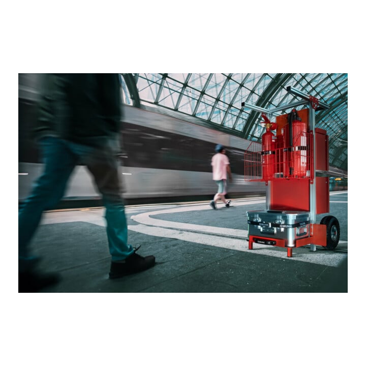 Munk SafeCaddy® "Brandschutz" mit Beladung