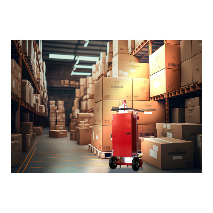 Munk SafeCaddy® "Mobile Brandmeldeanlage" mit Beladung