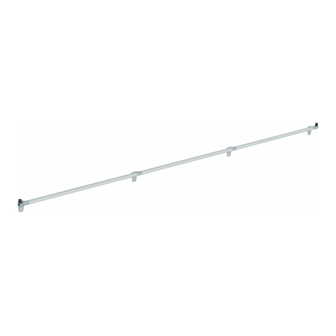MUNK Schienenanlage für Regalleitern: Aluminium-Rohr Länge 1500 mm