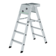 Munk Sicherheits-Stufen-Stehleiter 2x3 Stufen-1