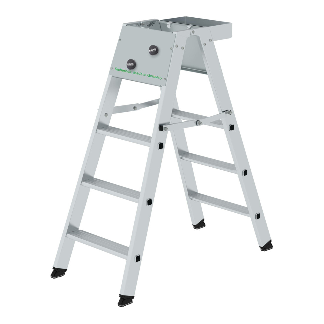 Munk Sicherheits-Stufen-Stehleiter 2x3 Stufen