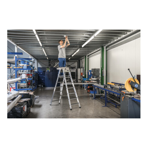 Munk Sicherheits-Stufen-Stehleiter 2x3 Stufen
