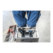 Munk Sicherheits-Stufen-Stehleiter 2x4 Stufen-2