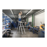 Munk Sicherheits-Stufen-Stehleiter 2x4 Stufen-4