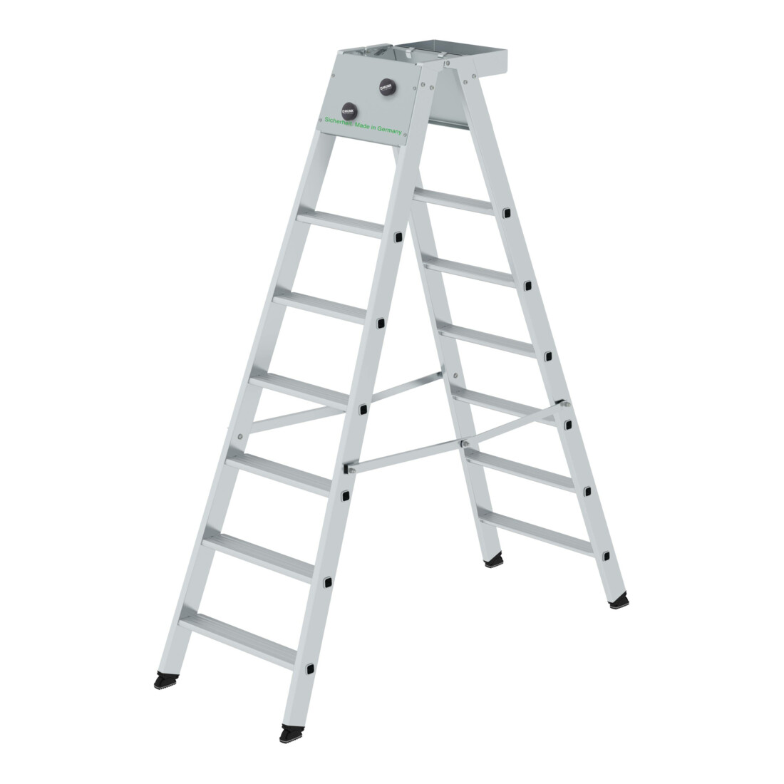 Munk Sicherheits-Stufen-Stehleiter 2x6 Stufen