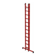 Munk Sprossen-Schiebeleiter 2-teilig GFK mit nivello® Traverse 2x12 Sprossen-3