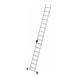 Munk Stufen-Anlegeleiter mit nivello®-Traverse 16 Stufen