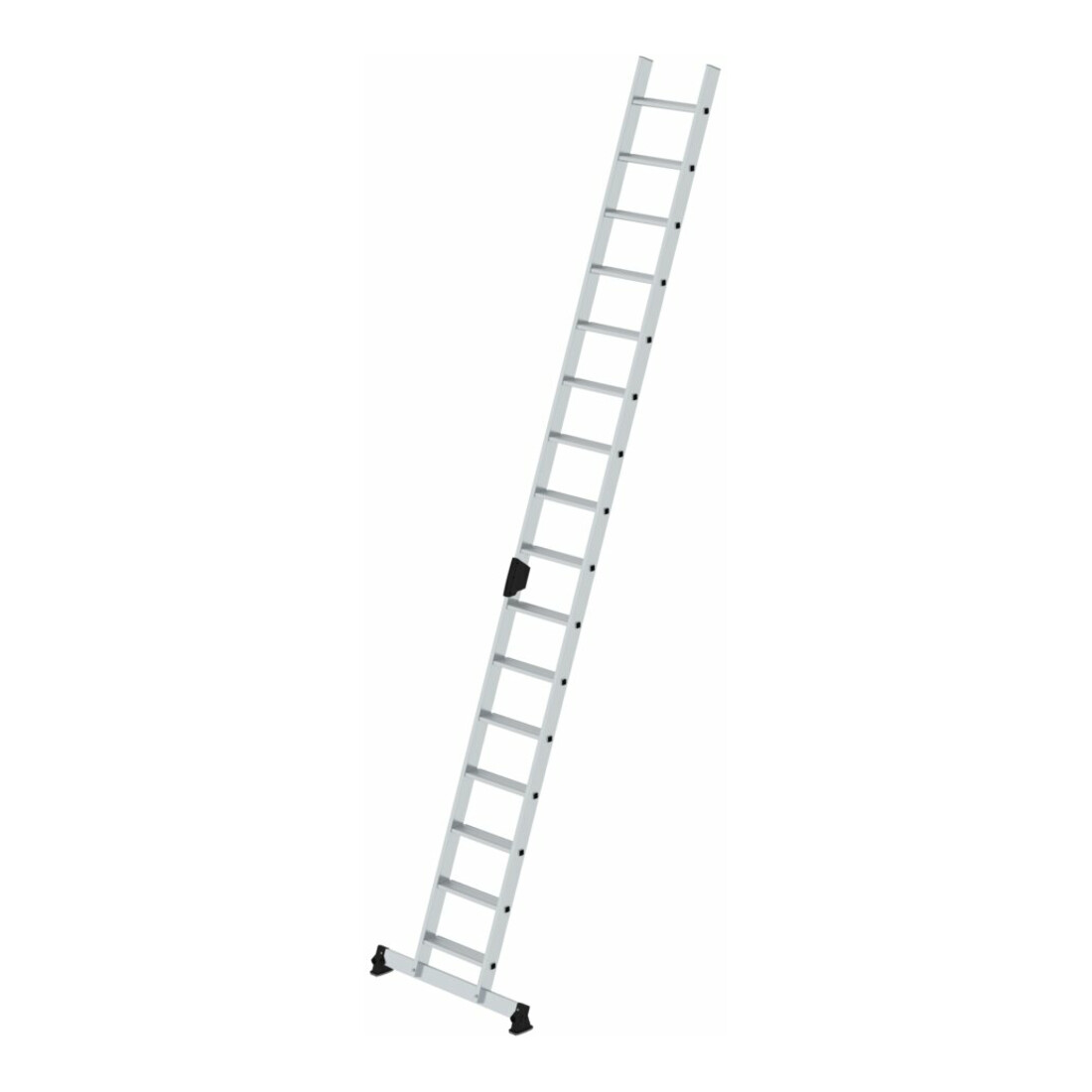 Munk Stufen-Anlegeleiter mit nivello®-Traverse 16 Stufen