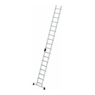 Munk Stufen-Anlegeleiter mit nivello®-Traverse 18 Stufen