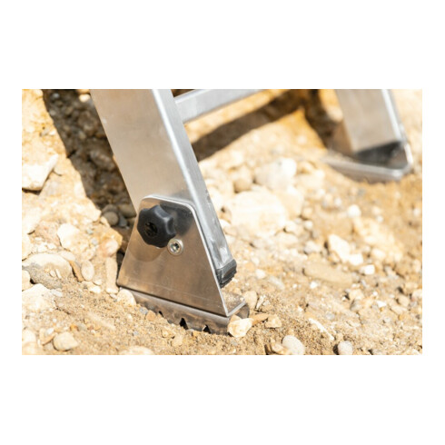 Munk Stufen-Baugrubenleiter 4 Stufen inkl. Handläufe