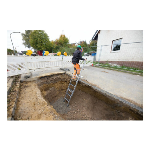 Munk Stufen-Baugrubenleiter-Einsteckteil 2 Stufen