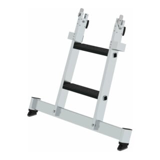 MUNK Stufen-Glasreinigerleiter Unterteil nivello-Traverse& clip-step R 13 6 Stufen