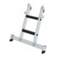MUNK Stufen-Glasreinigerleiter Unterteil nivello-Traverse& clip-step R 13 6 Stufen-1