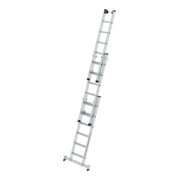 MUNK Stufen-Mehrzweckleiter 3-teilig mit nivello®-Traverse-4