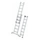 MUNK Stufen-Mehrzweckleiter 3-teilig mit nivello®-Traverse 3x6 Stufen