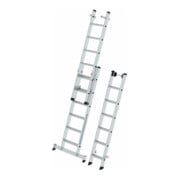 MUNK Stufen-Mehrzweckleiter 3-teilig mit nivello®-Traverse-5