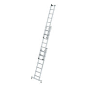 MUNK Stufen-Mehrzweckleiter 3-teilig mit nivello®-Traverse-4