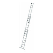 MUNK Stufen-Mehrzweckleiter 3-teilig mit nivello®-Traverse-4