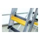 MUNK Stufen-Mehrzweckleiter 3-teilig mit nivello®-Traverse und clip-step R13 3x6 Stufen