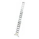 MUNK Stufen-Mehrzweckleiter 3-teilig mit nivello®-Traverse und clip-step R13 3x7 Stufen