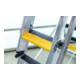 MUNK Stufen-Mehrzweckleiter 3-teilig mit nivello®-Traverse und clip-step R13 3x8 Stufen