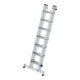 Munk Stufen-Schiebeleiter 2-teilig mit nivello®-Traverse 2x7 Stufen-1