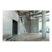 Munk Stufen-Schiebeleiter 2-teilig mit nivello®-Traverse 2x9 Stufen-4